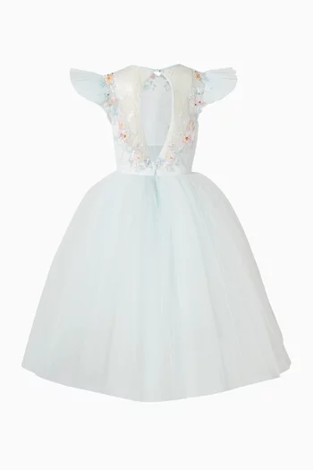 Floral Embroidery Dress