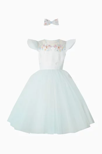 Floral Embroidery Dress