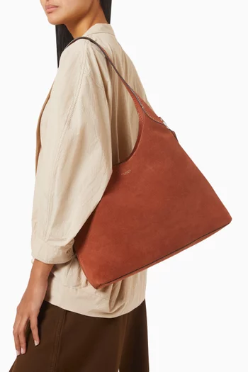 Brooklyn 34 Shoulder Bag in Suede