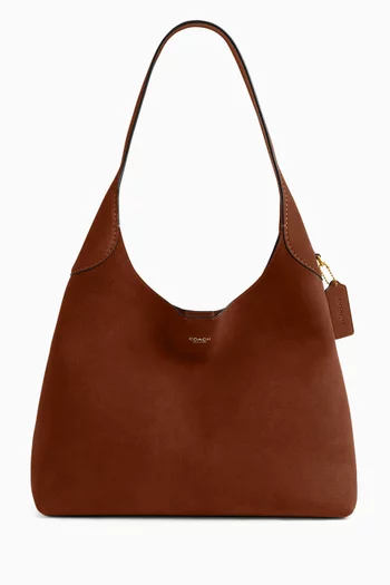Brooklyn 34 Shoulder Bag in Suede