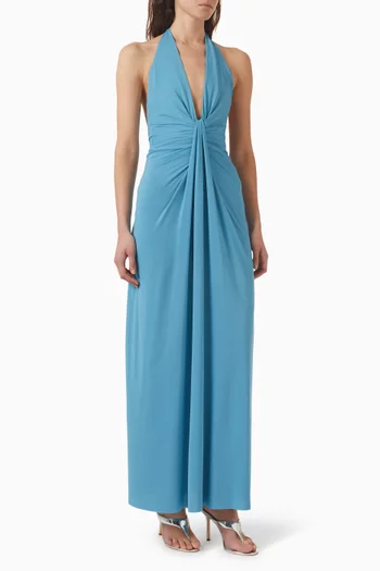 Tillie Drape Maxi Dress