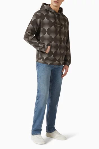 Geometric-print Hoodie