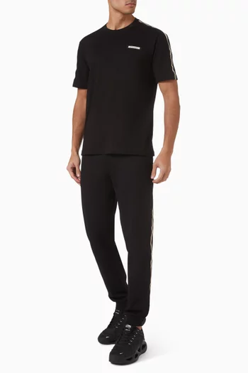 Logo Tape T-shirt in Cotton