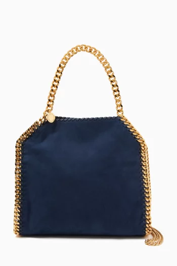 Mini Falabella Tote Bag in Alter Suede