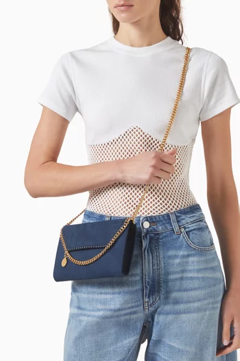 Falabella Crossbody Bag in Suede