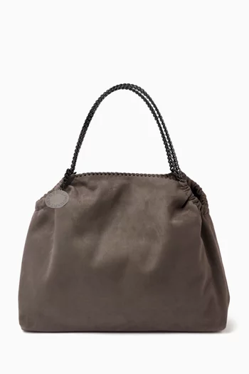 Falabella Drawstring Bag in Faux Suede