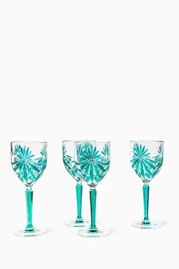 The Stars Crystal Wine Glasses, Set of 4