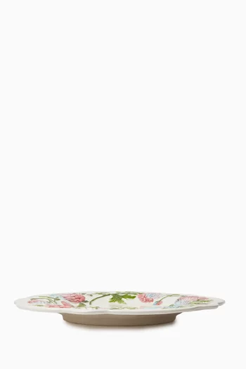 Hydrangea Charger Plate in Hand-painted Ceramic