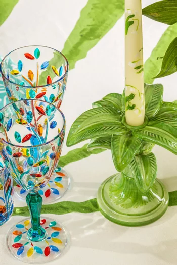 Lilly of The Valley Candlesticks, Set of 2
