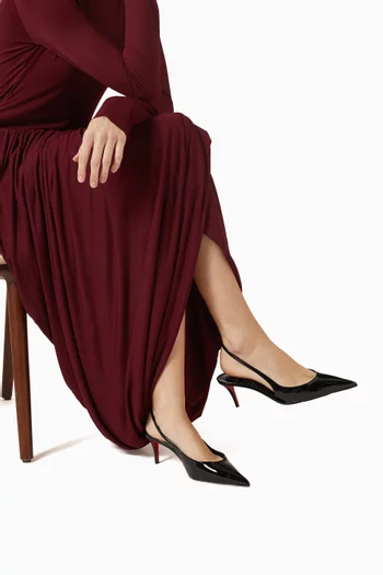 Miss Z 60 Slingback Pumps in Patent Leather