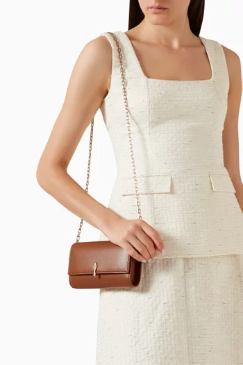 Bettina Wallet on Chain in Leather