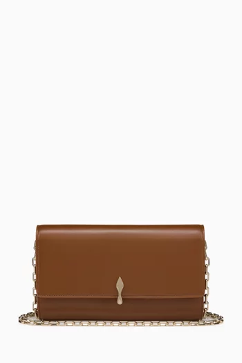 Bettina Wallet on Chain in Leather