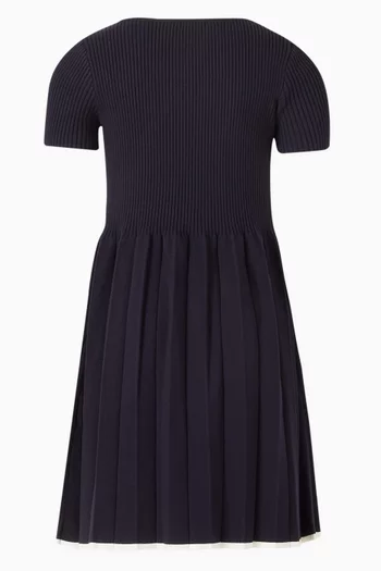 Pleated Dress in Knit