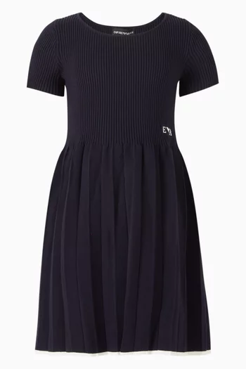 Pleated Dress in Knit