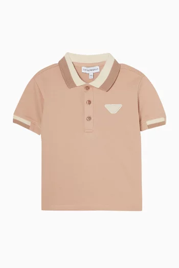 Logo Polo T-shirt in Cotton