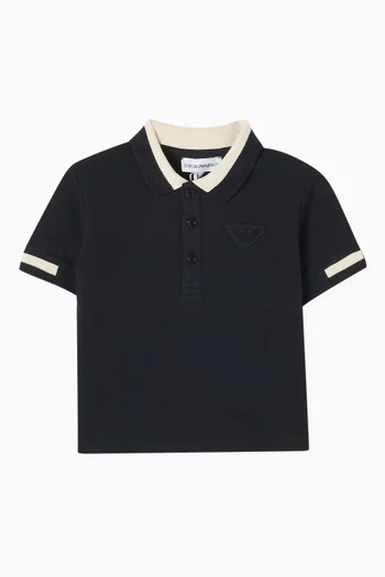 Logo Polo T-shirt in Cotton