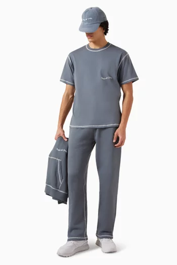 Wordmark Reverse Stitched T-shirt in Cotton