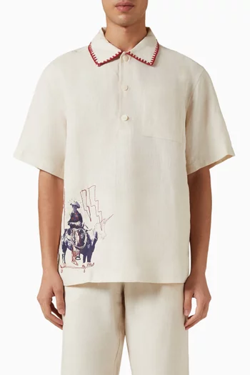 Bronc Girona Shirt in Linen