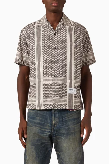 Shemagh Pattern Shirt in Cotton