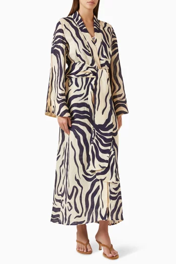 Boa Whisper Kimono in Linen