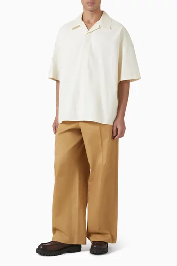 Boxy Shirt in Cotton Poplin
