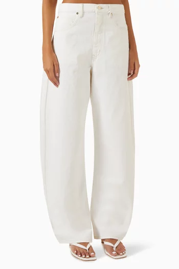 The Bubble Wide-leg Jeans in Denim