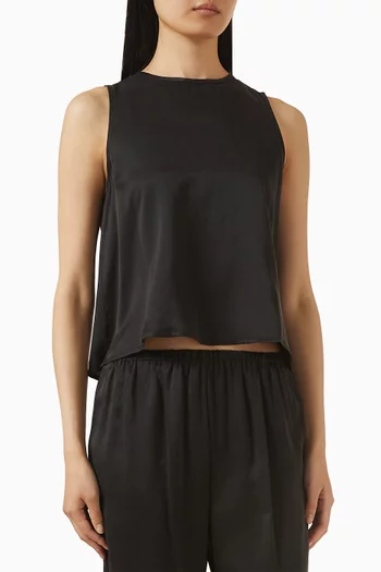 Sofia Top in Silk Charmeuse