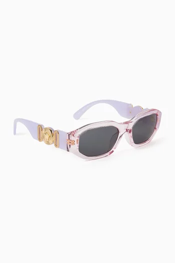 Irregular Sunglasses in Acetate
