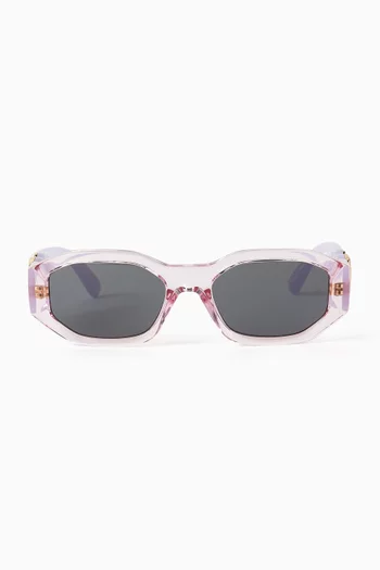 Irregular Sunglasses in Acetate