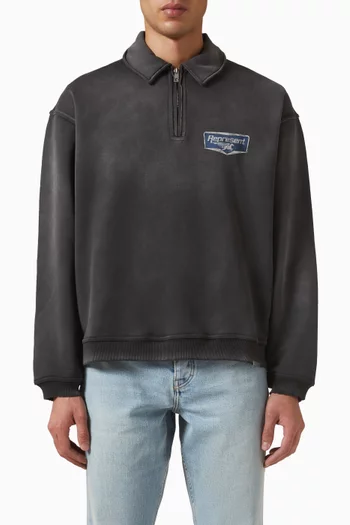 Nothing Faster Quarter Zip Sweatshirt in Cotton