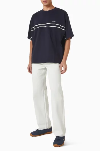 Logo Jacquard T-shirt in Jersey
