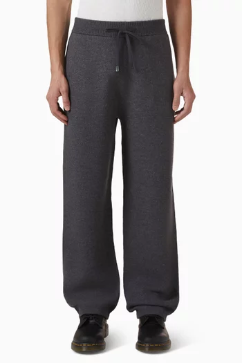 Drawstring Sweatpants in Boiled Merino Wool
