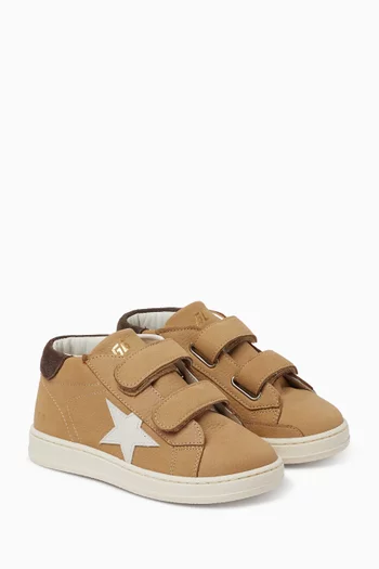 June Ballstar Sneakers in Leather