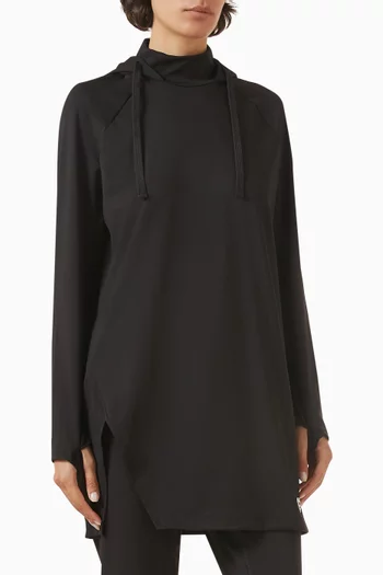 Oversized Sports Top in Softskin