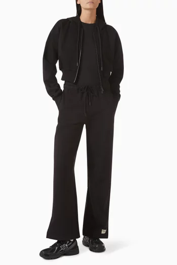 Straight Leg Sweatpants in Cotton Fleece