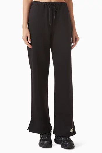 Straight Leg Sweatpants in Cotton Fleece