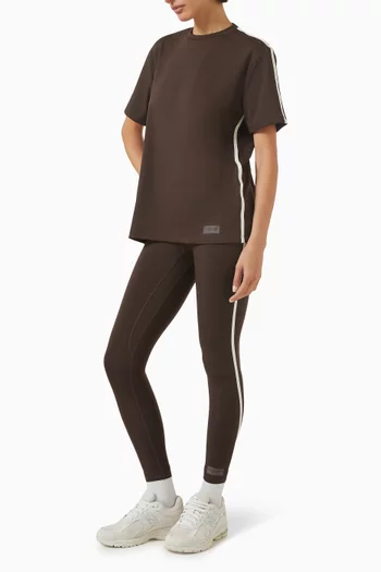 Contrast Stripe T-shirt in Softskin