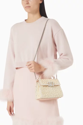 Vsling Mini Handbag in Satin