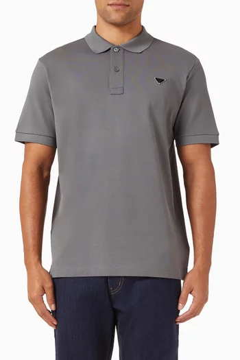 Polo Shirt in Piqué