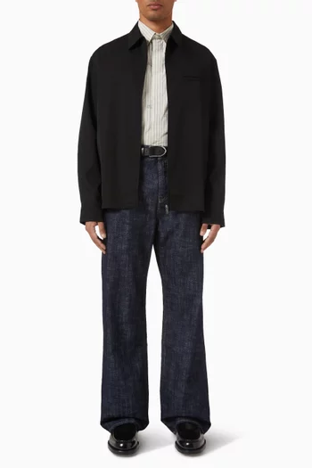 La Chemise Mecano in Virgin Wool