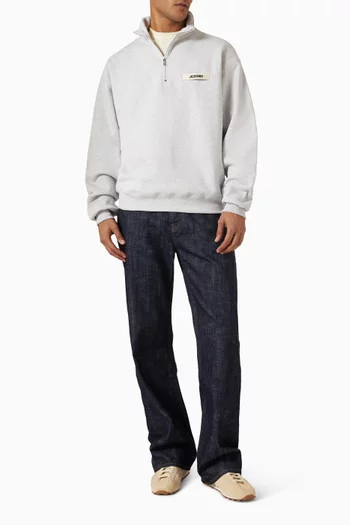 Le Camionneur Grosgrain Sweatshirt in Cotton