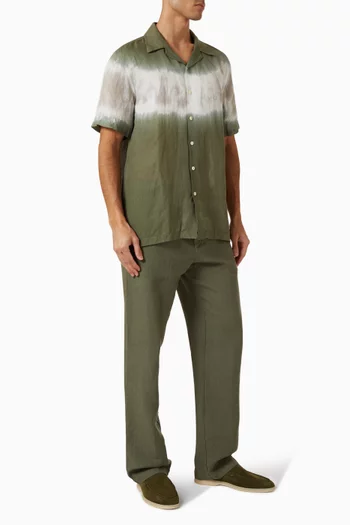 Printed Shirt in Linen