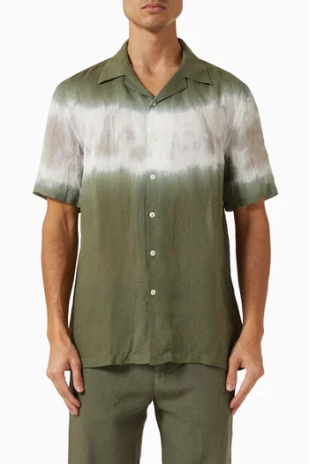Printed Shirt in Linen