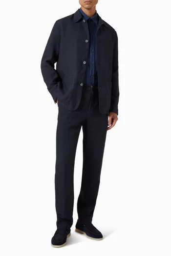 Tailored Pants in Linen