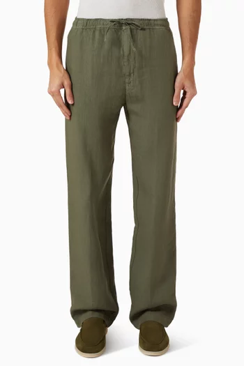 Drawstring Pants in Linen
