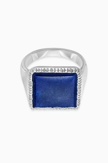 The Artist’s Signet Ring in 925 Sterling Silver