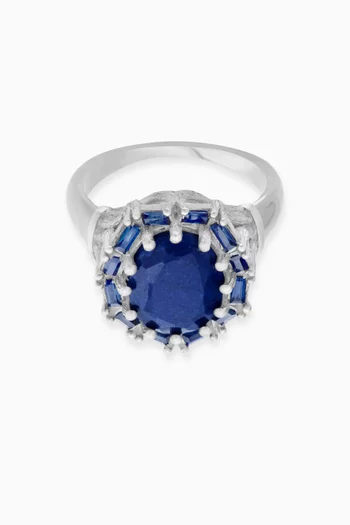The Artist’s Cluster Ring in 925 Sterling Silver