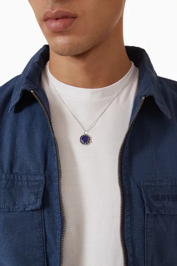 The Artist’s Cluster Pendant Necklace in 925 Sterling Silver