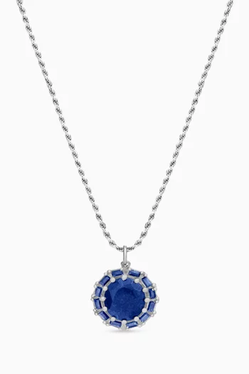 The Artist’s Cluster Pendant Necklace in 925 Sterling Silver