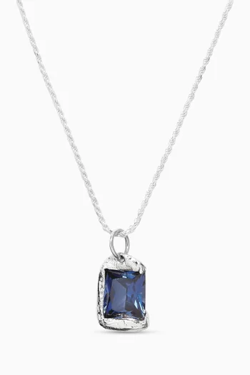 Rose Pendant Necklace in 925 Sterling Silver